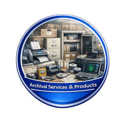 Serviços e Produtos para Arquivamento logo