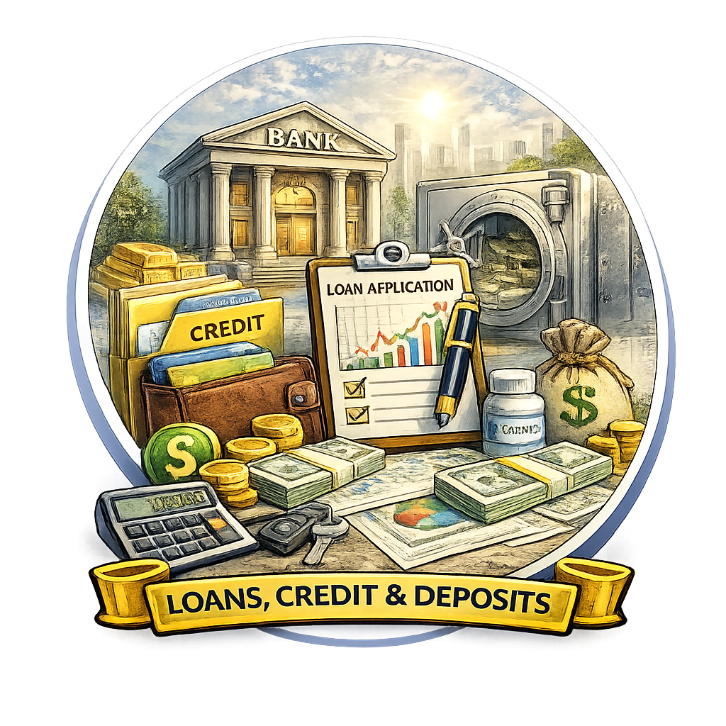 Financiamento, Empréstimos e Depósitos logo