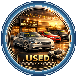 Used car sales logo