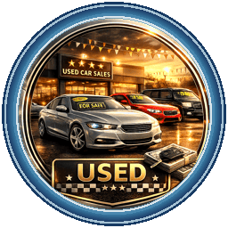 中古車販売 logo