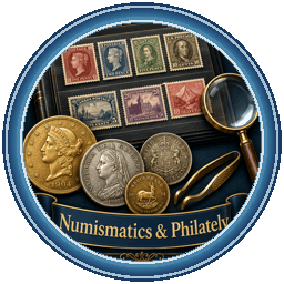 Numismática y Filatelia logo